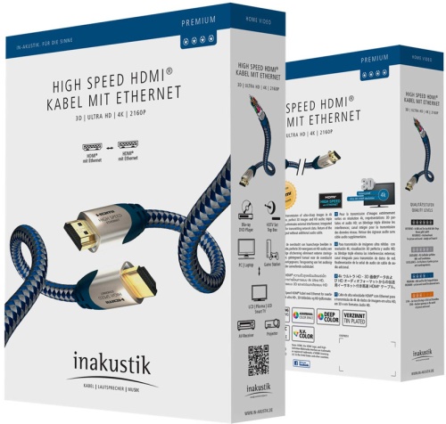 Кабель HDMI Inakustik Premium, 10 м фото 2